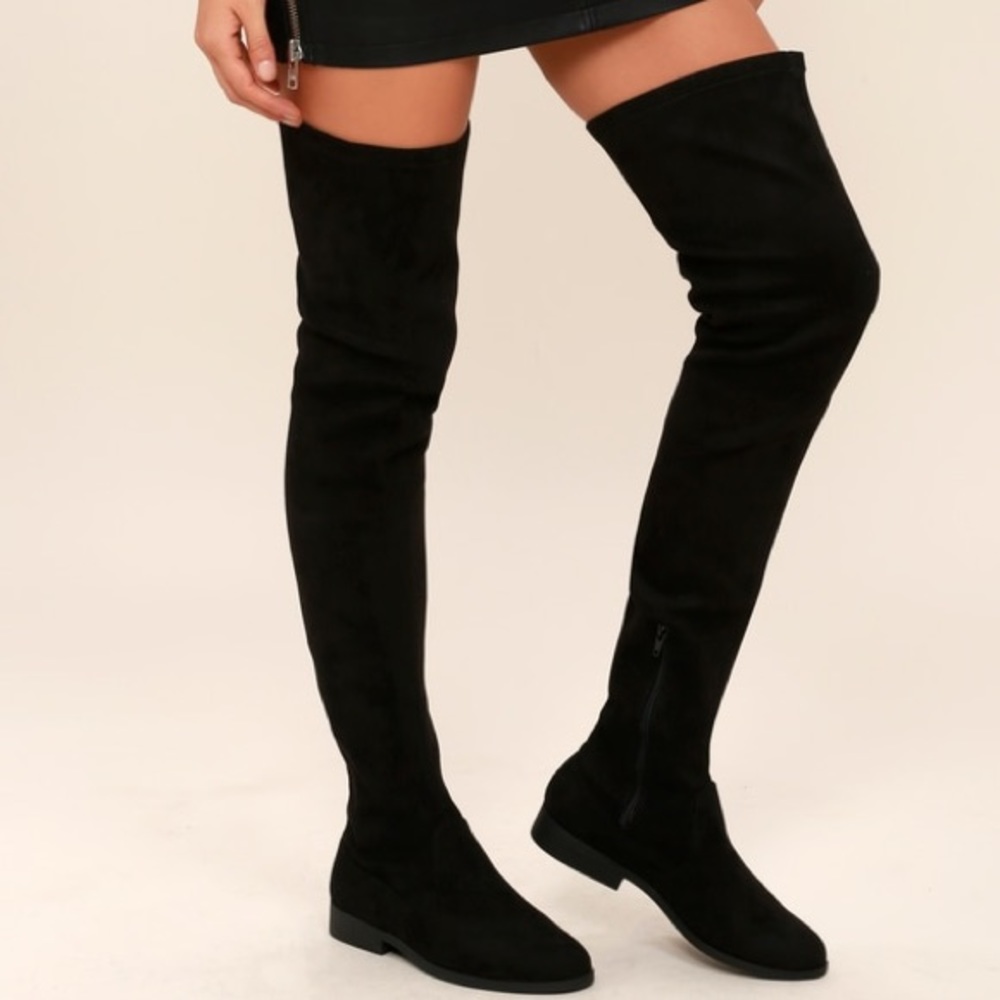 LFL Lust for Life Thigh High Suede Boots